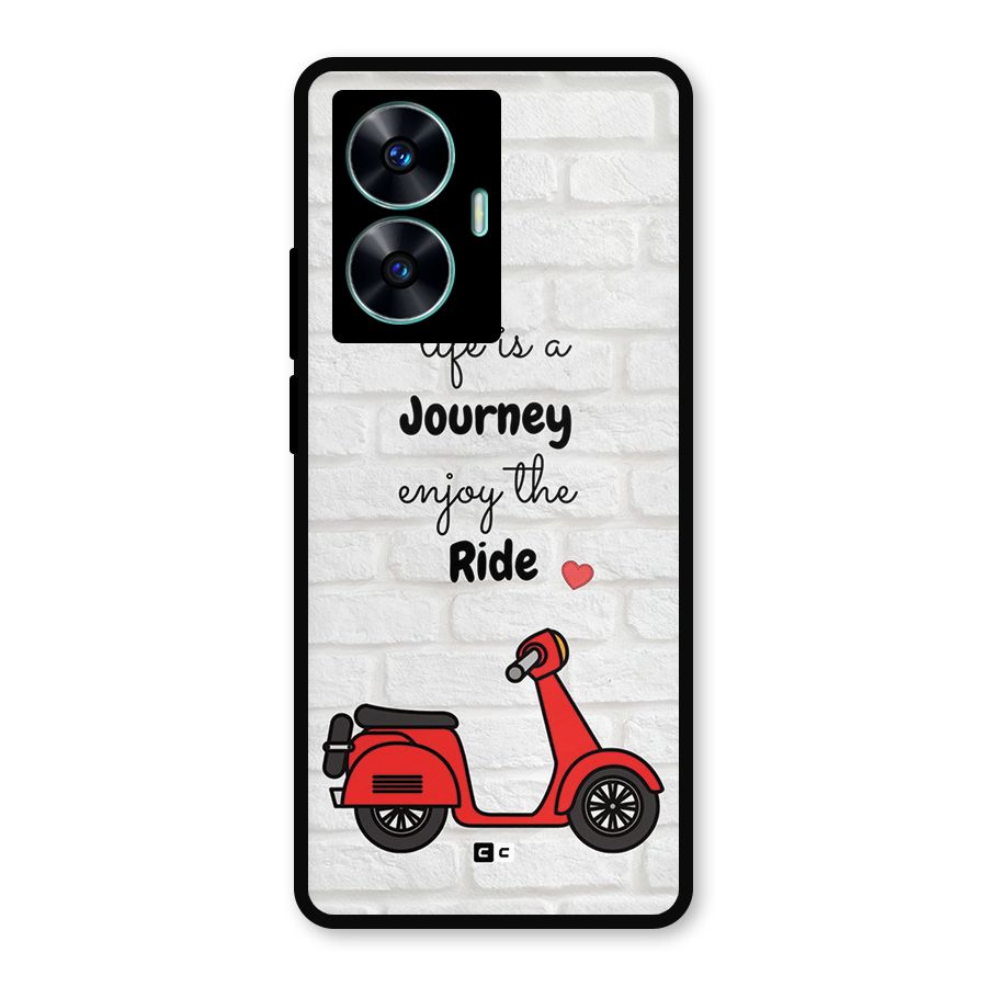 Life Is A Journey Metal Back Case for Realme Narzo N55