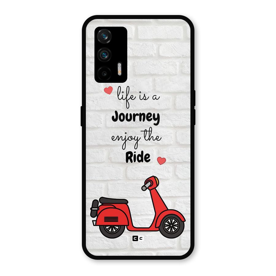 Life Is A Journey Metal Back Case for Realme X7 Max