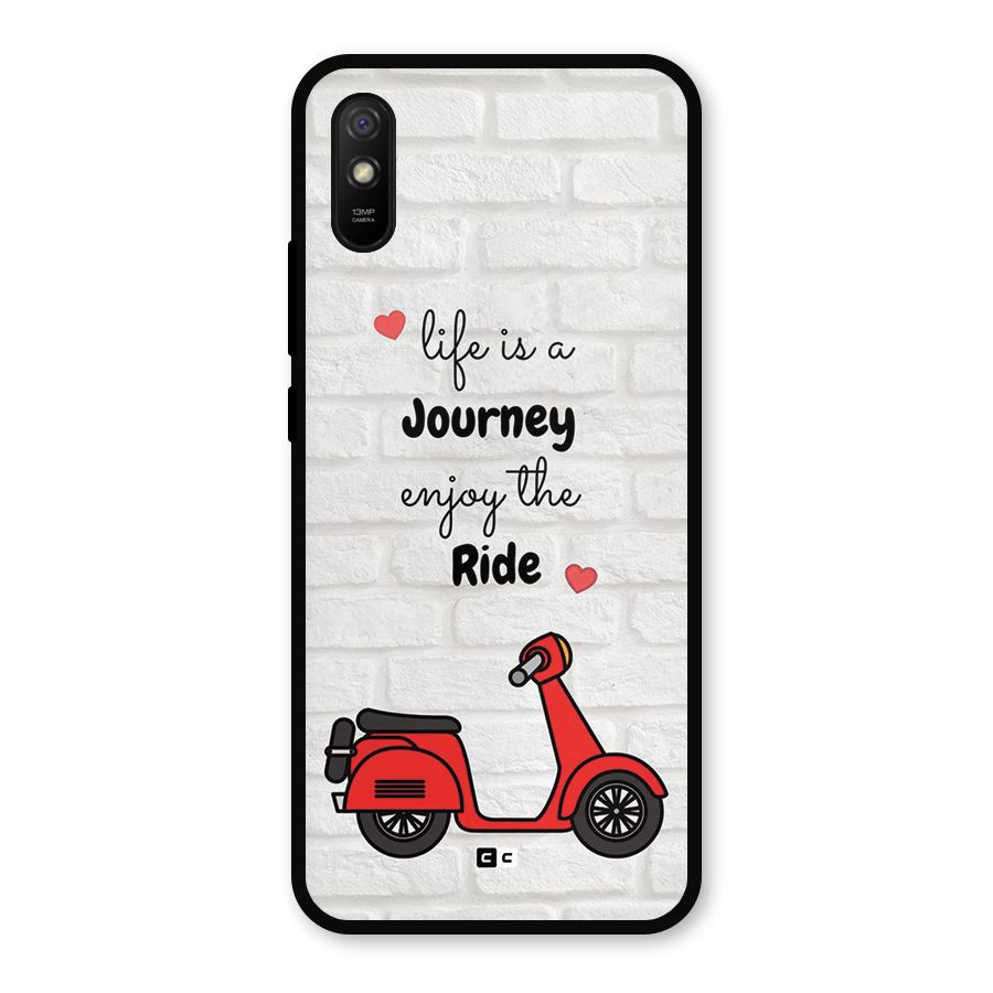 Life Is A Journey Metal Back Case for Redmi 9a