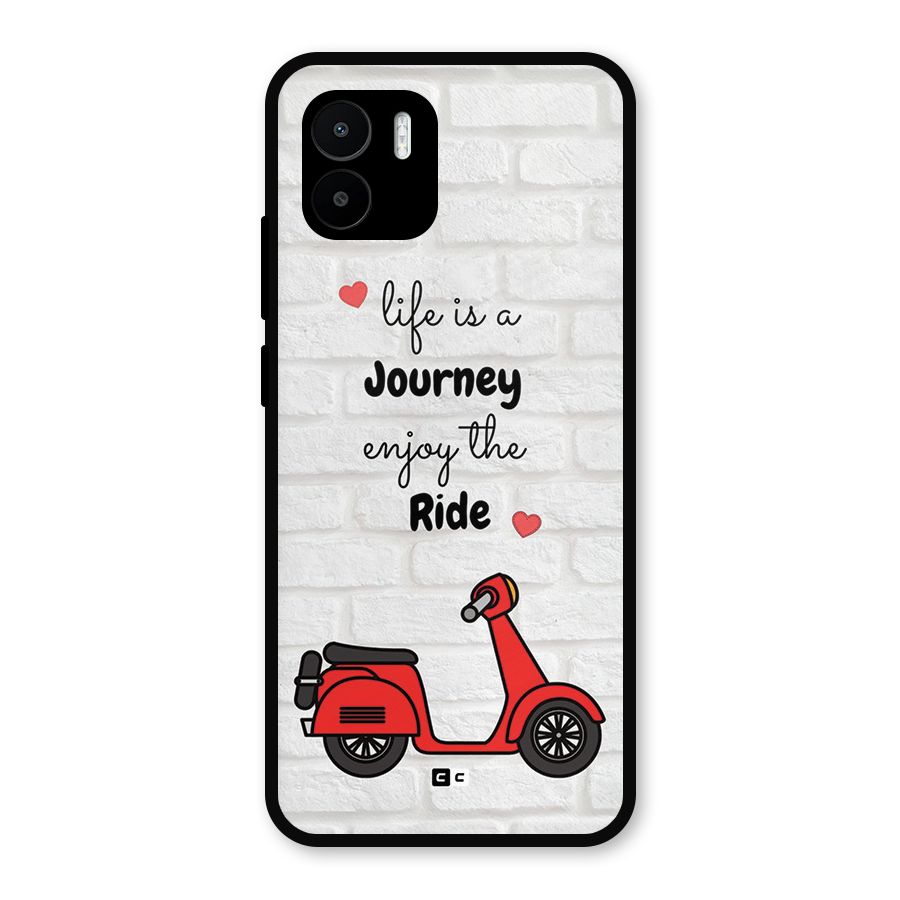 Life Is A Journey Metal Back Case for Redmi A2