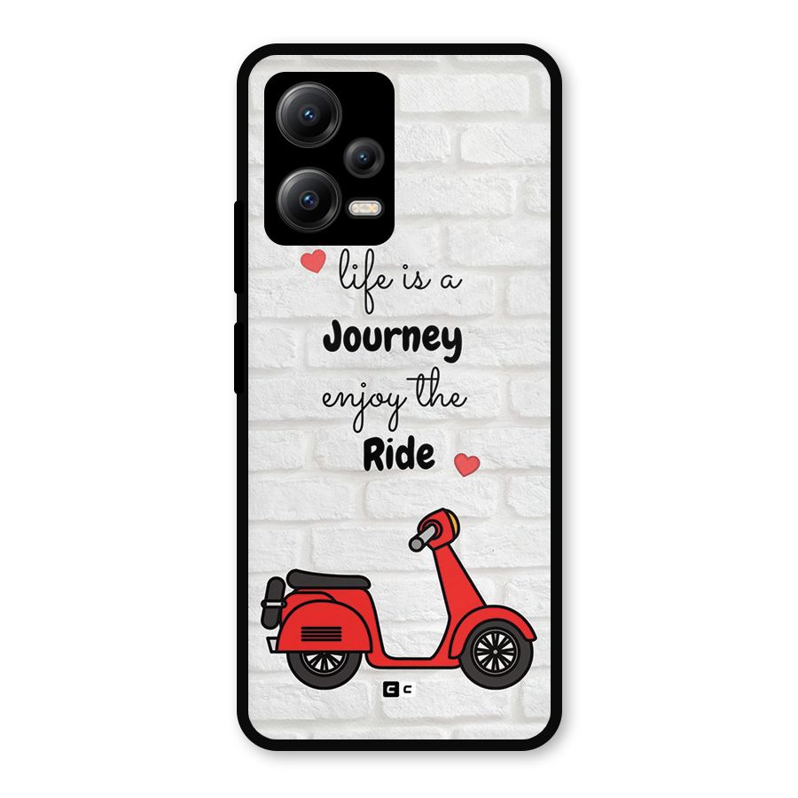 Life Is A Journey Metal Back Case for Redmi Note 12 5G