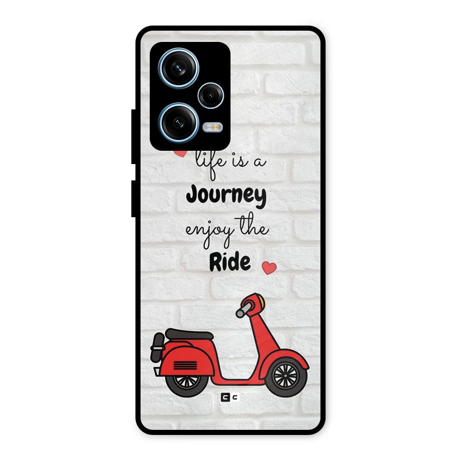 Life Is A Journey Metal Back Case for Redmi Note 12 Pro