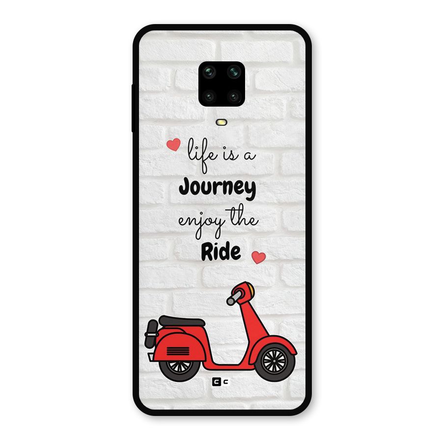 Life Is A Journey Metal Back Case for Redmi Note 9 Pro