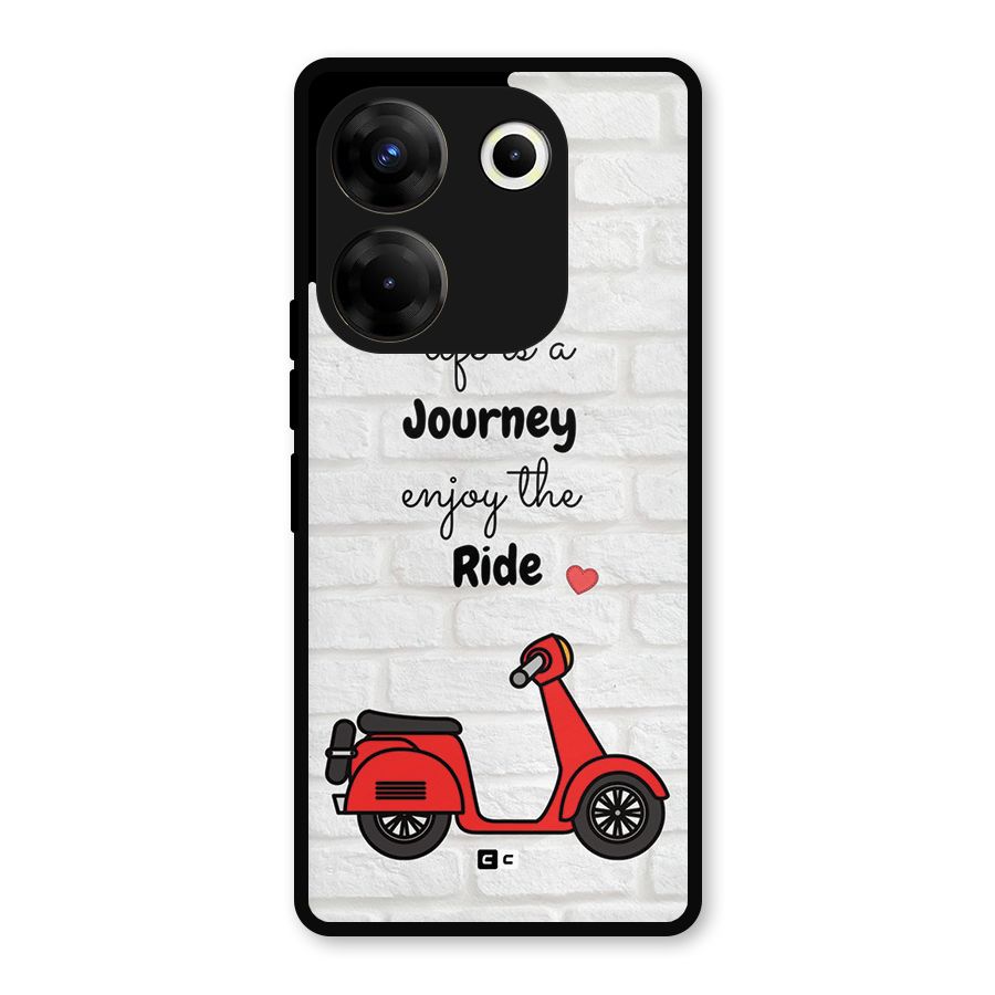 Life Is A Journey Metal Back Case for Tecno Camon 20 Pro