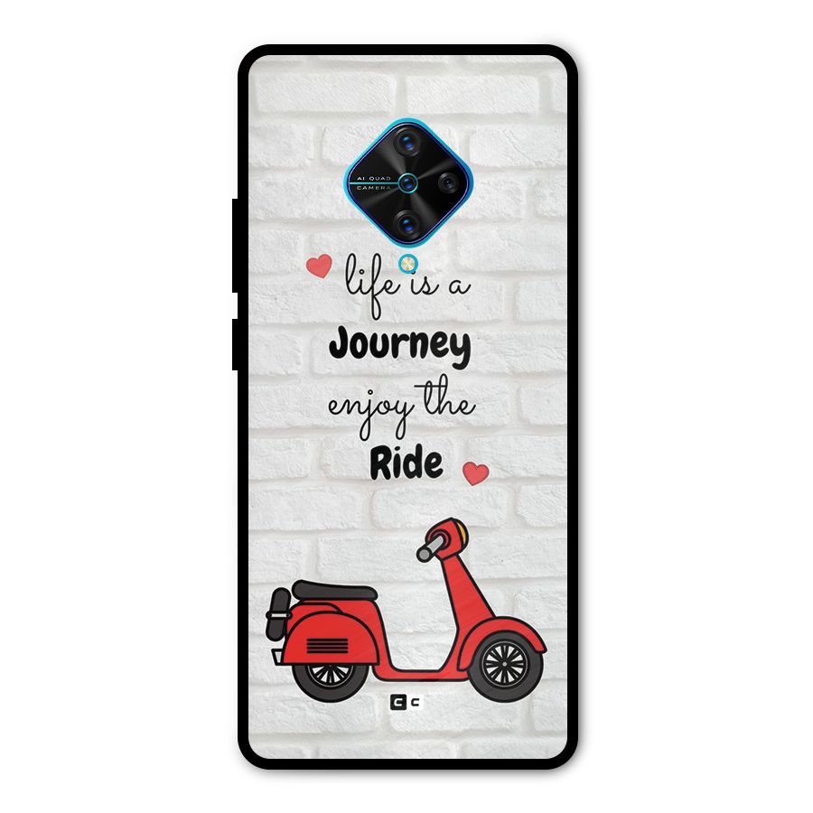 Life Is A Journey Metal Back Case for Vivo S1 Pro