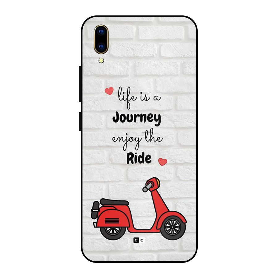 Life Is A Journey Metal Back Case for Vivo V11 Pro