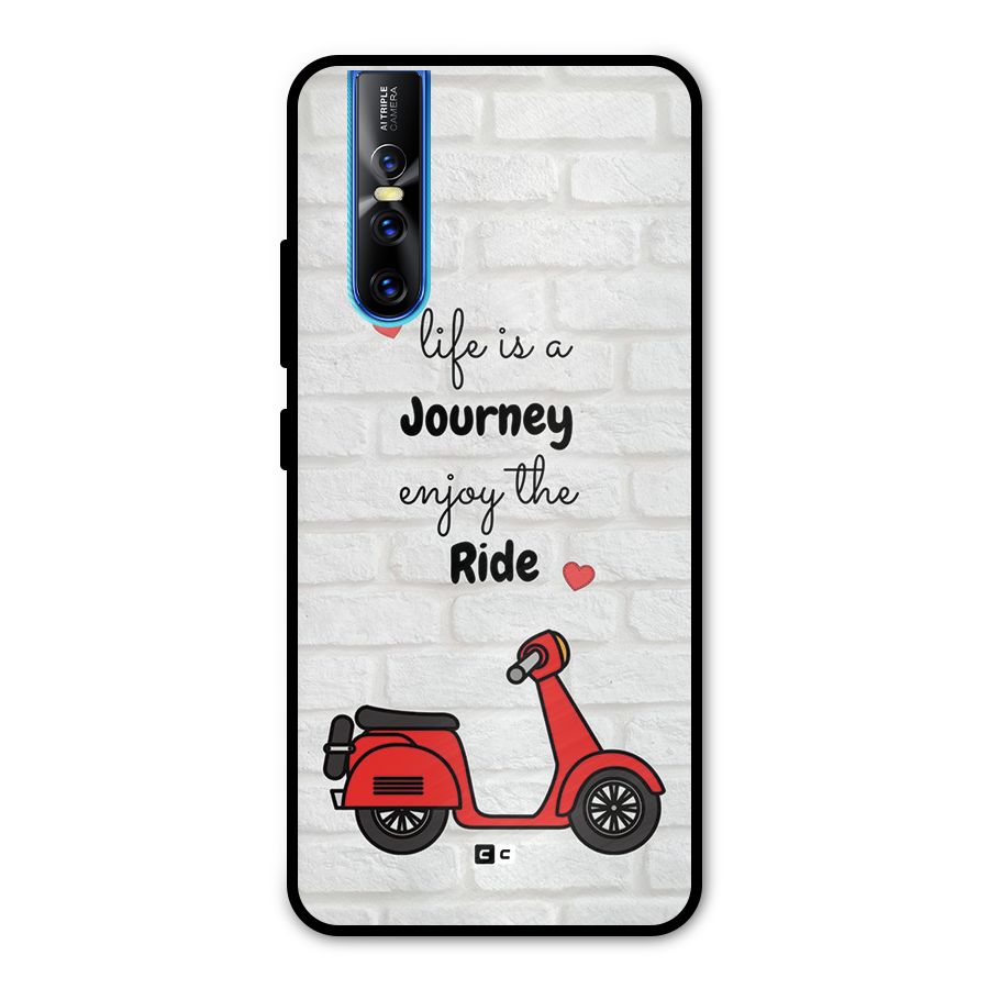 Life Is A Journey Metal Back Case for Vivo V15 Pro