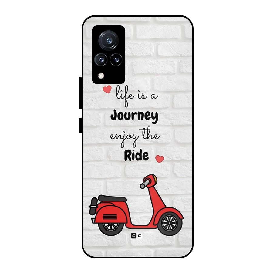 Life Is A Journey Metal Back Case for Vivo V21 5G