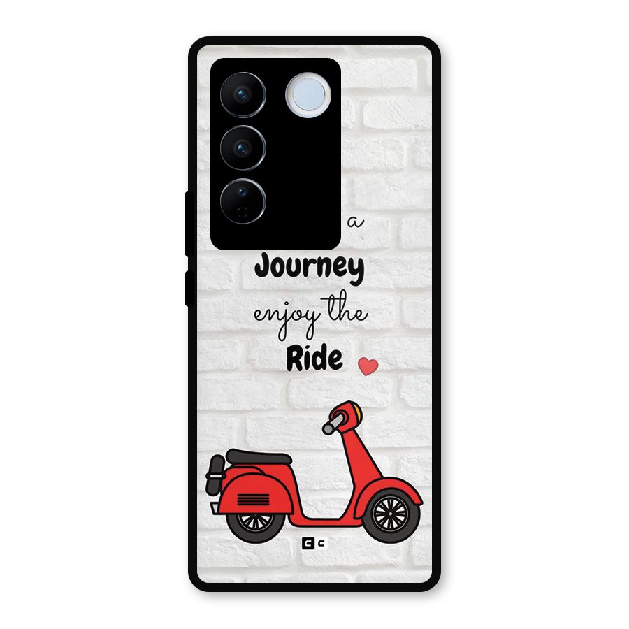 Life Is A Journey Metal Back Case for Vivo V27