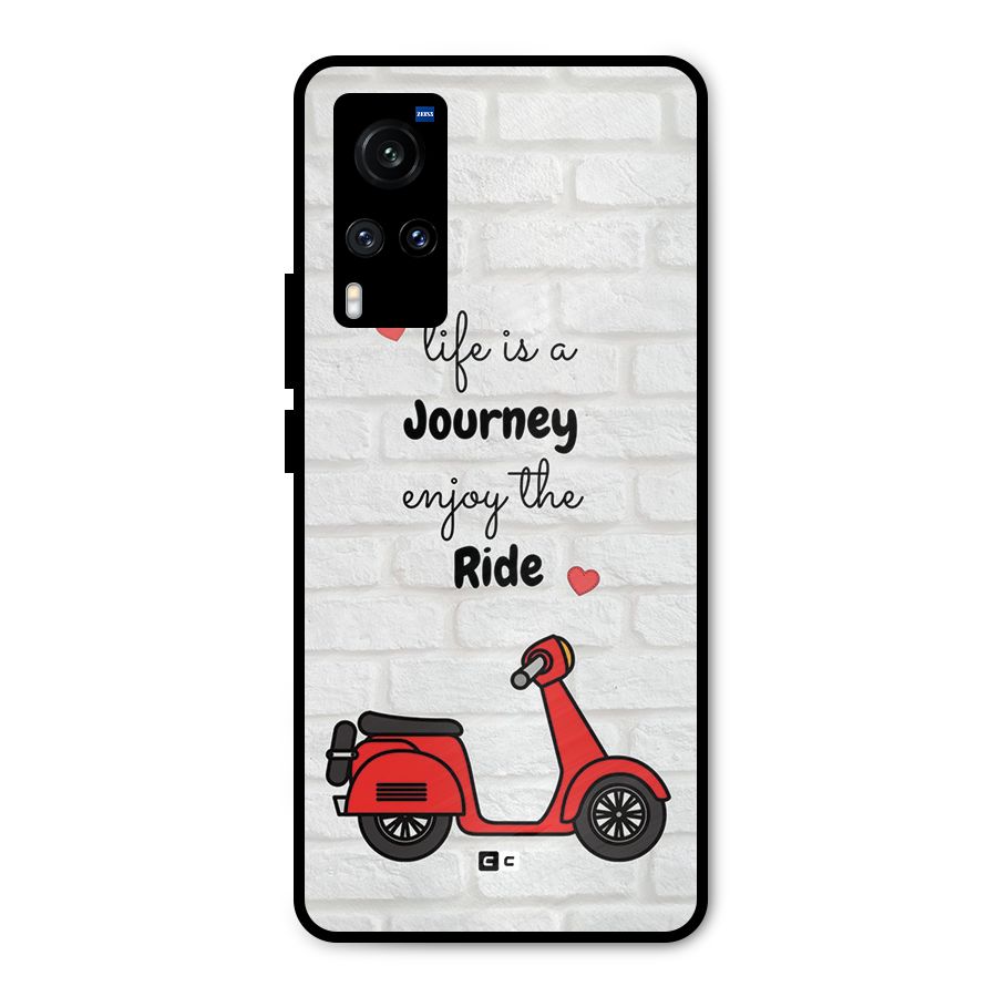 Life Is A Journey Metal Back Case for Vivo X60