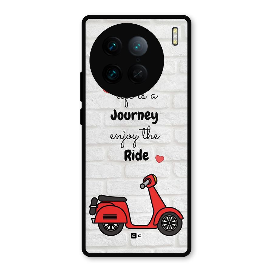 Life Is A Journey Metal Back Case for Vivo X90 Pro