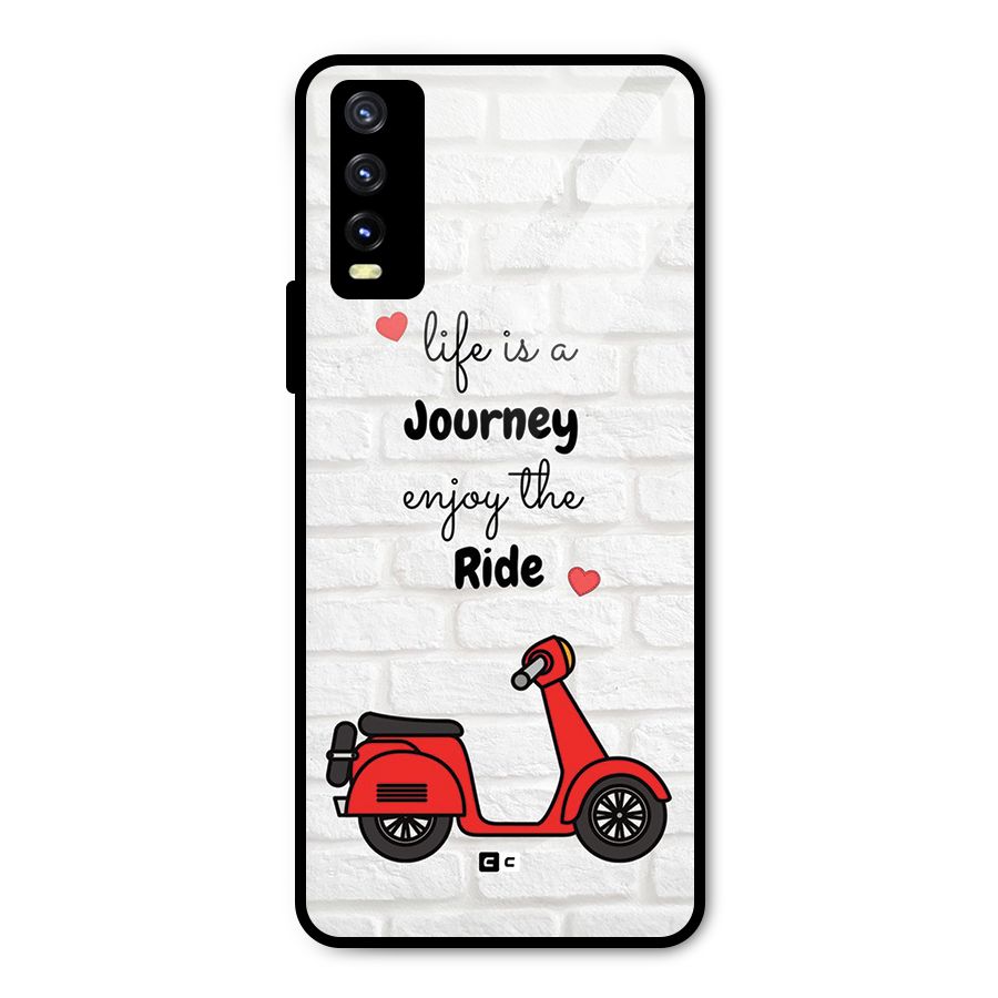 Life Is A Journey Metal Back Case for Vivo Y20g