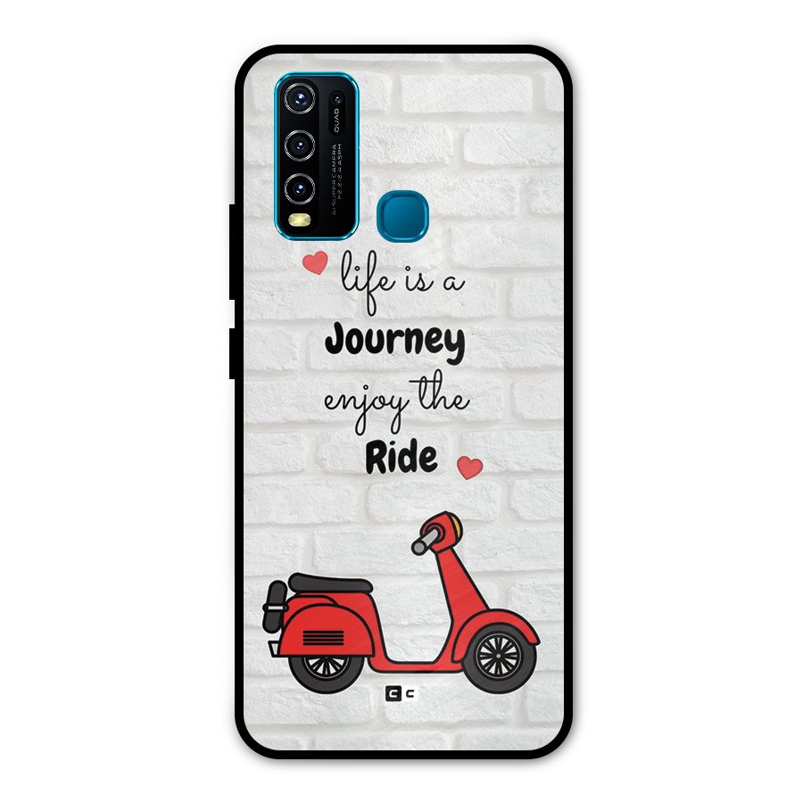 Life Is A Journey Metal Back Case for Vivo Y30