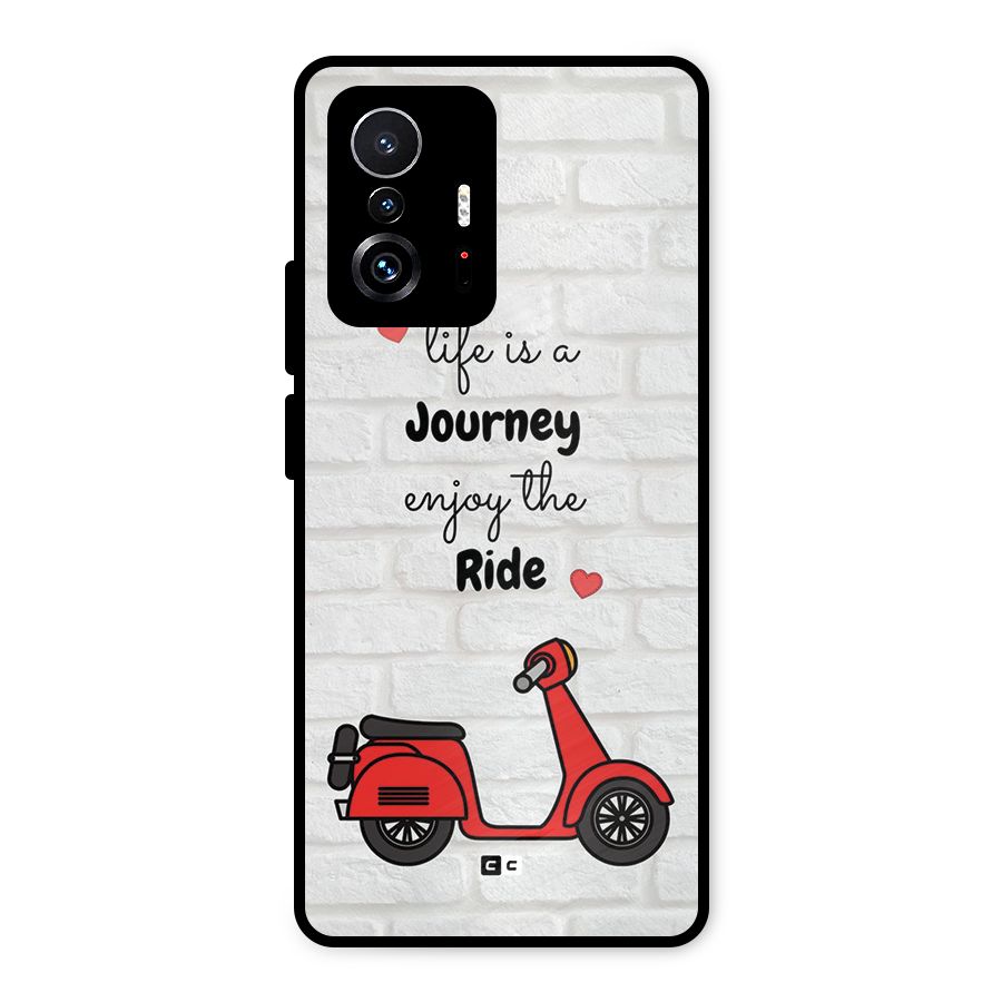 Life Is A Journey Metal Back Case for Xiaomi 11T Pro