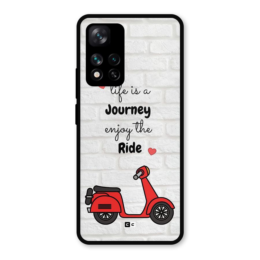Life Is A Journey Metal Back Case for Xiaomi 11i Hypercharge 5G
