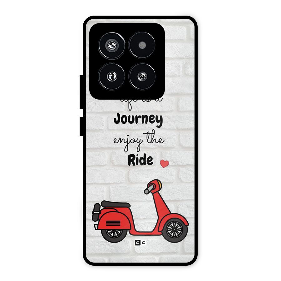 Life Is A Journey Metal Back Case for Xiaomi 14 Pro