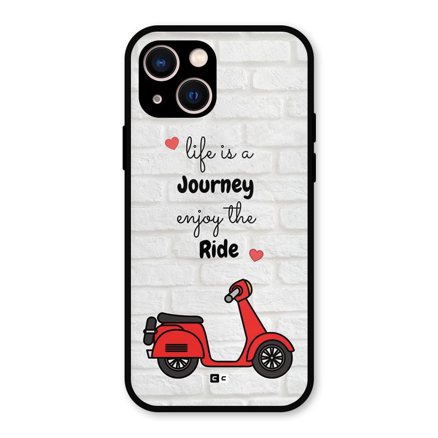 Life Is A Journey Metal Back Case for iPhone 13