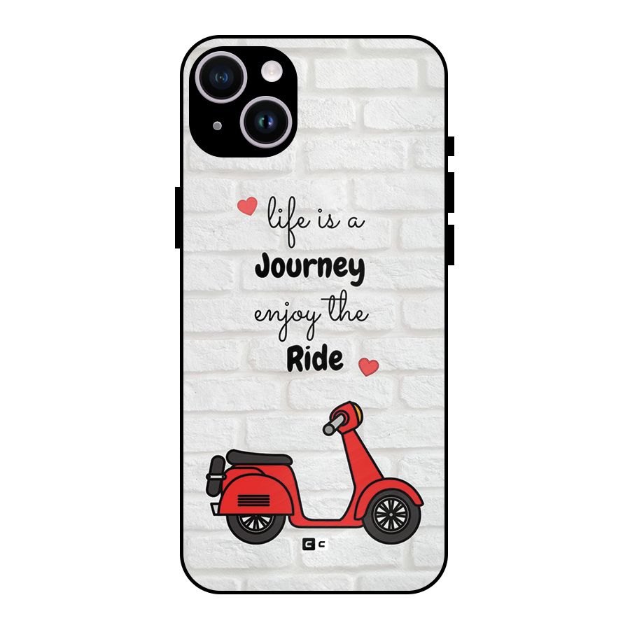 Life Is A Journey Metal Back Case for iPhone 14 Plus
