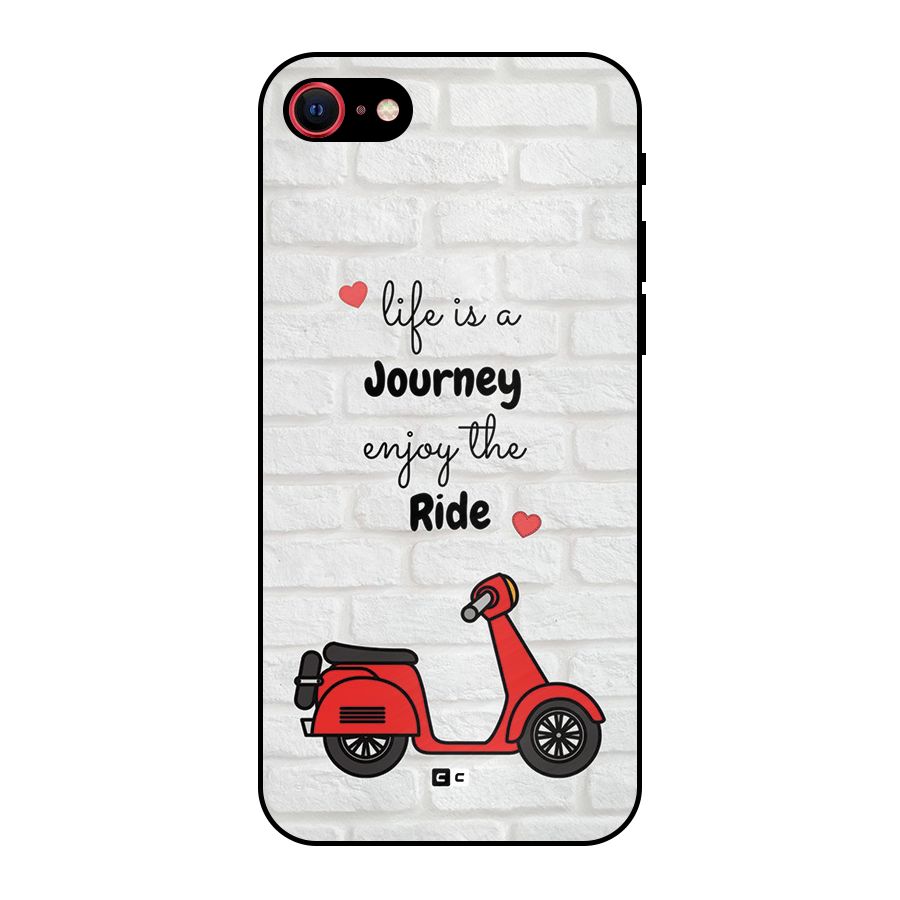 Life Is A Journey Metal Back Case for iPhone SE 2022