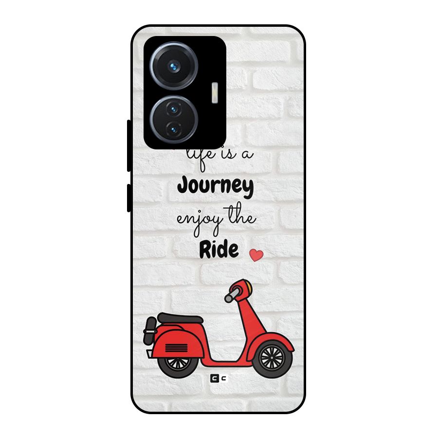 Life Is A Journey Metal Back Case for iQOO Z6 44W