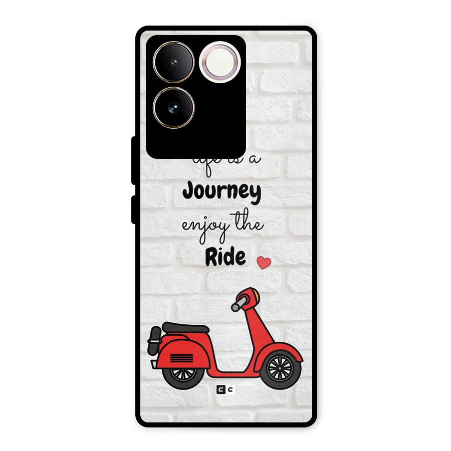 Life Is A Journey Metal Back Case for iQOO Z7 Pro
