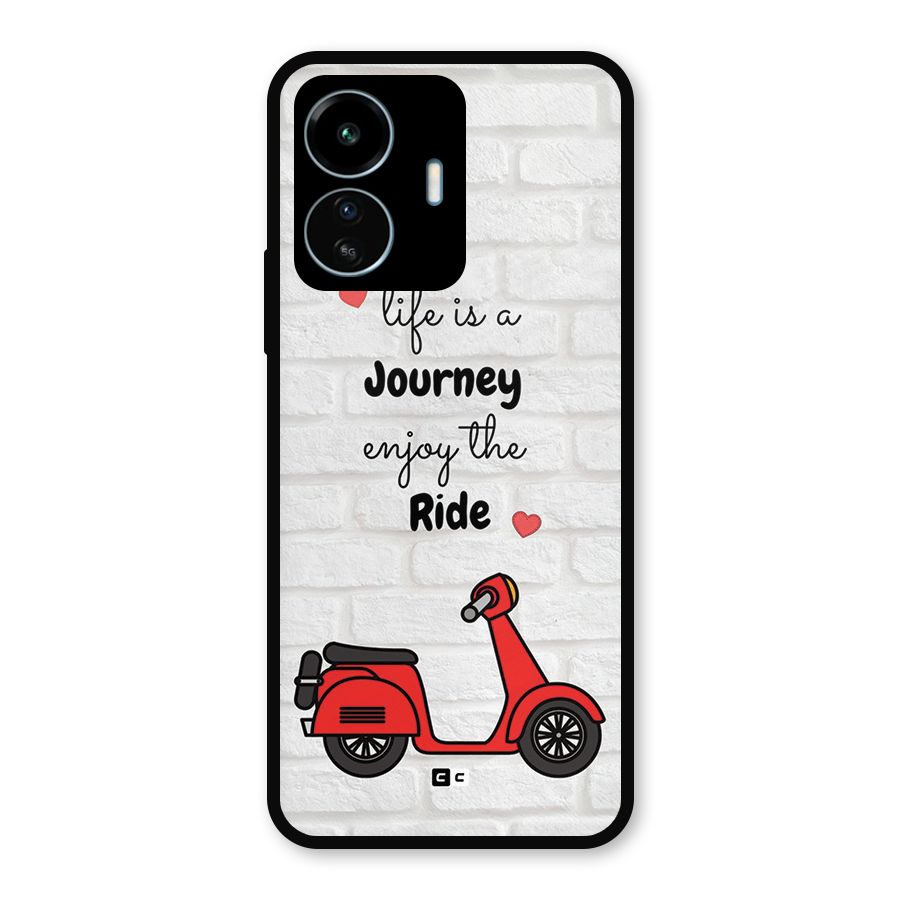 Life Is A Journey Metal Back Case for vivo iQOO Z6 Lite 5G