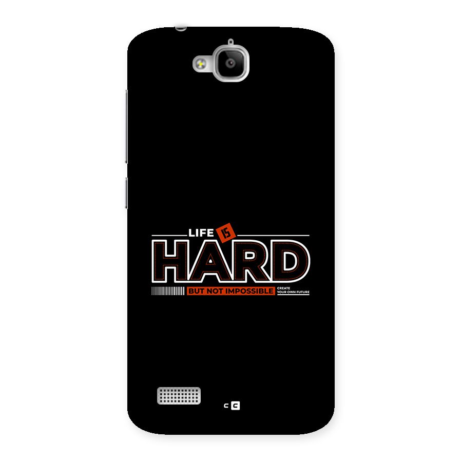 Life Is Hard Back Case for Honor Holly