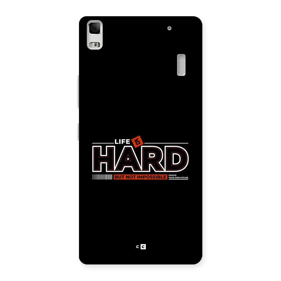 Life Is Hard Back Case for Lenovo K3 Note