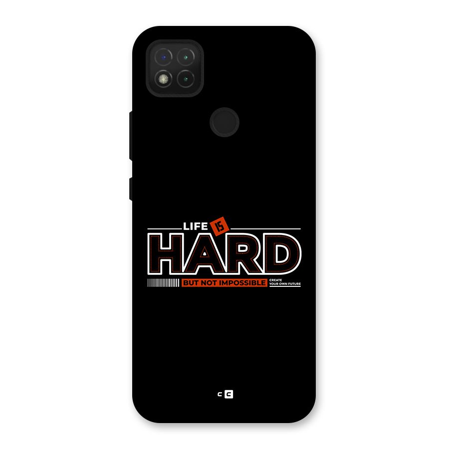 Life Is Hard Back Case for Redmi 9 Activ