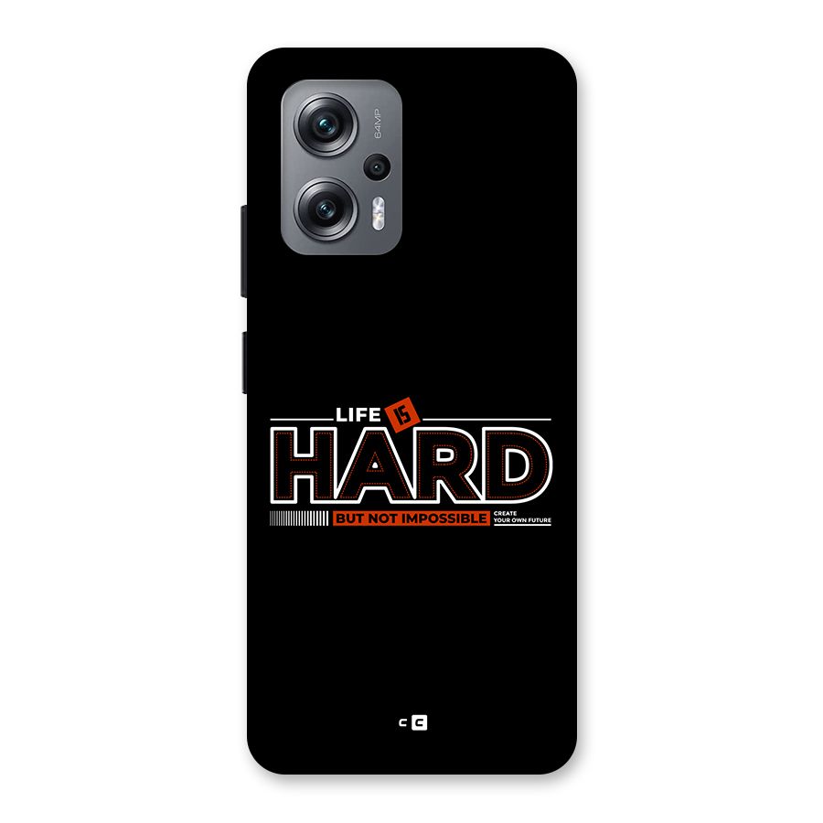Life Is Hard Back Case for Redmi K50i