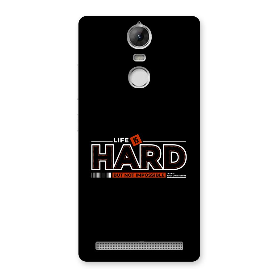 Life Is Hard Back Case for Vibe K5 Note