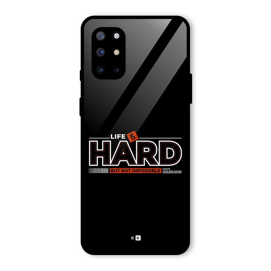 Life Is Hard Glass Back Case for OnePlus 8T