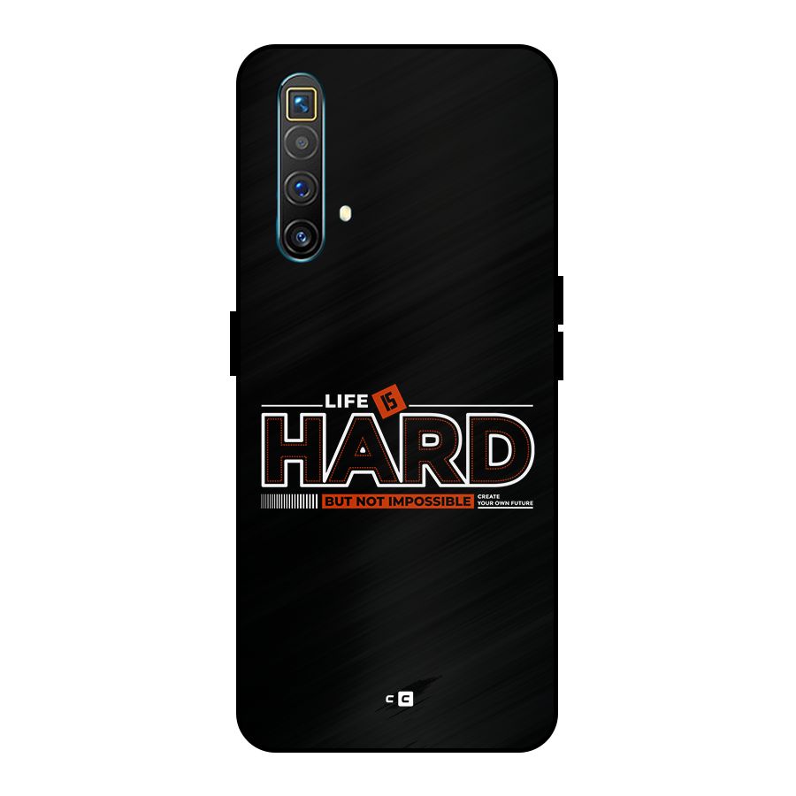Life Is Hard Metal Back Case for Realme X3 SuperZoom