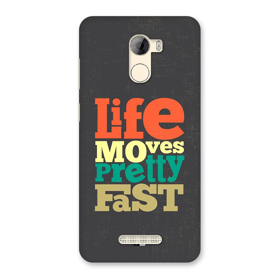 Life Moves Fast Back Case for Gionee A1 LIte