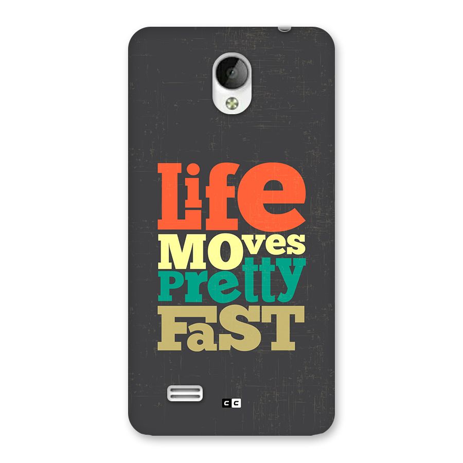 Life Moves Fast Back Case for Vivo Y21