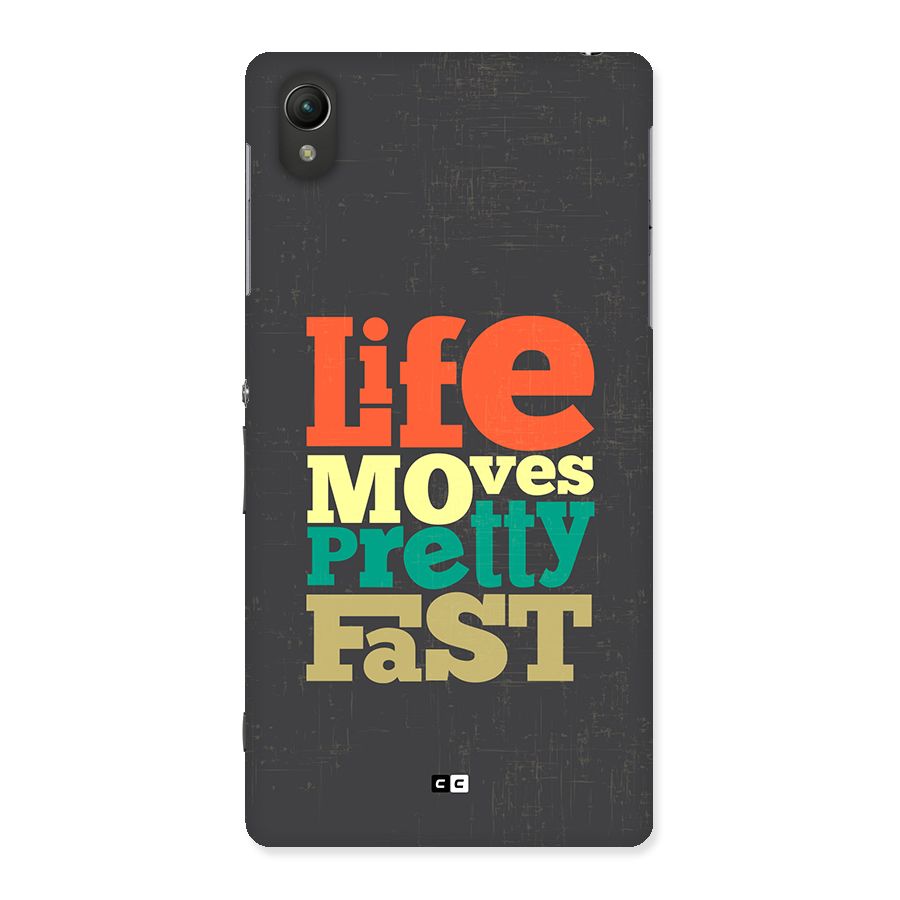 Life Moves Fast Back Case for Xperia Z2