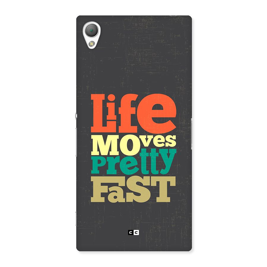 Life Moves Fast Back Case for Xperia Z3