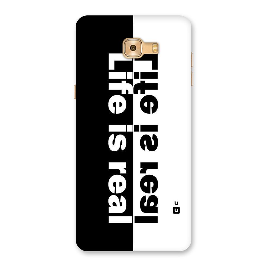 Life Reality Back Case for Galaxy C9 Pro