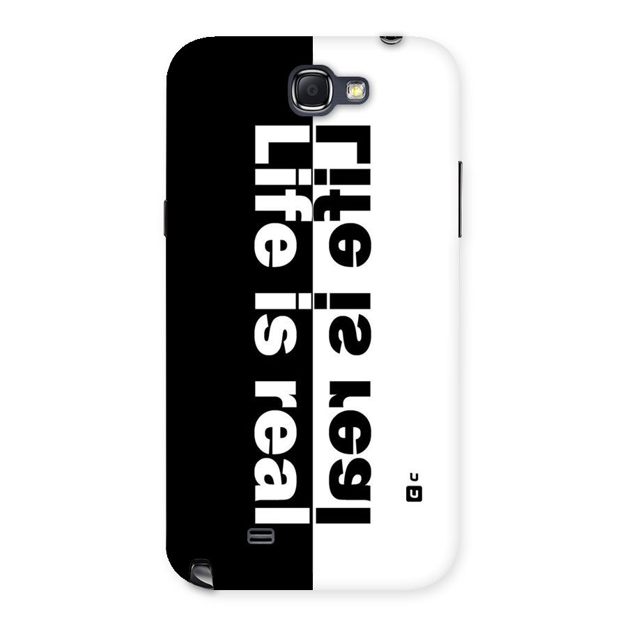 Life Reality Back Case for Galaxy Note 2