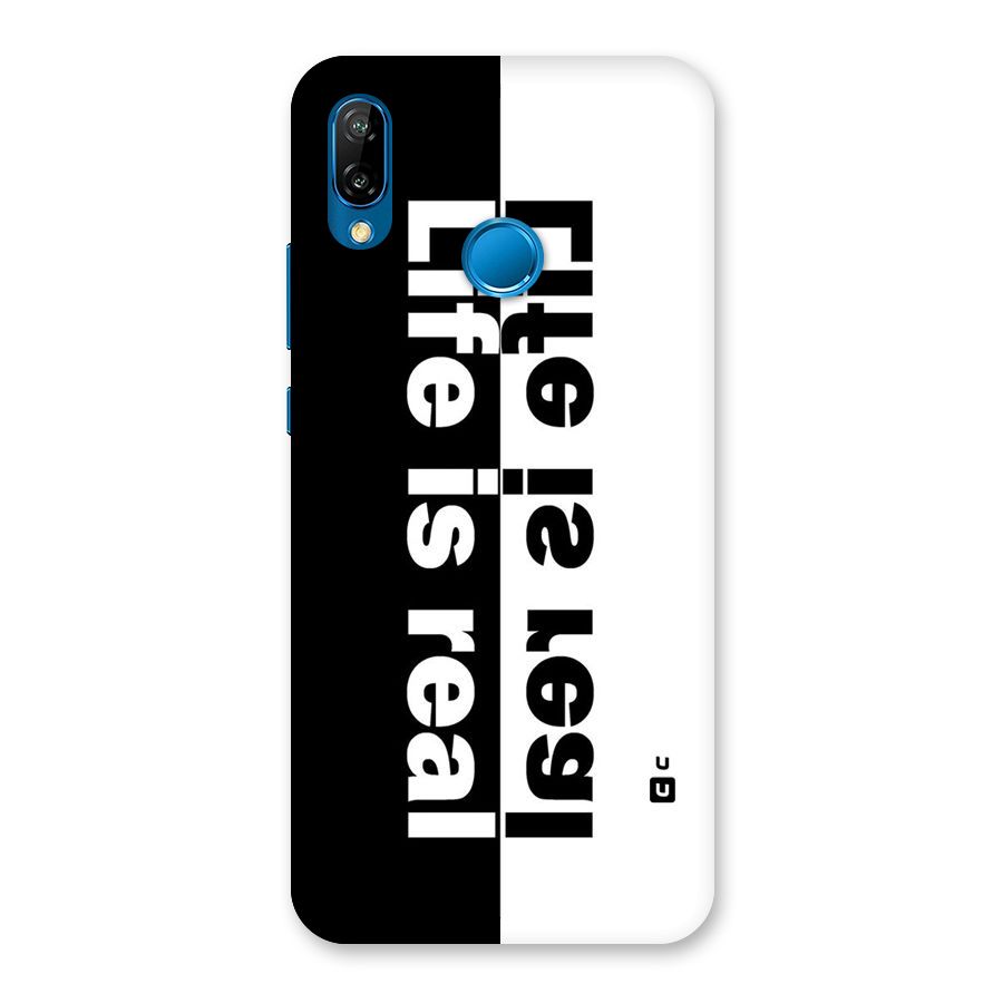 Life Reality Back Case for Huawei P20 Lite