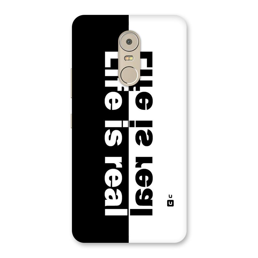 Life Reality Back Case for Lenovo K6 Note