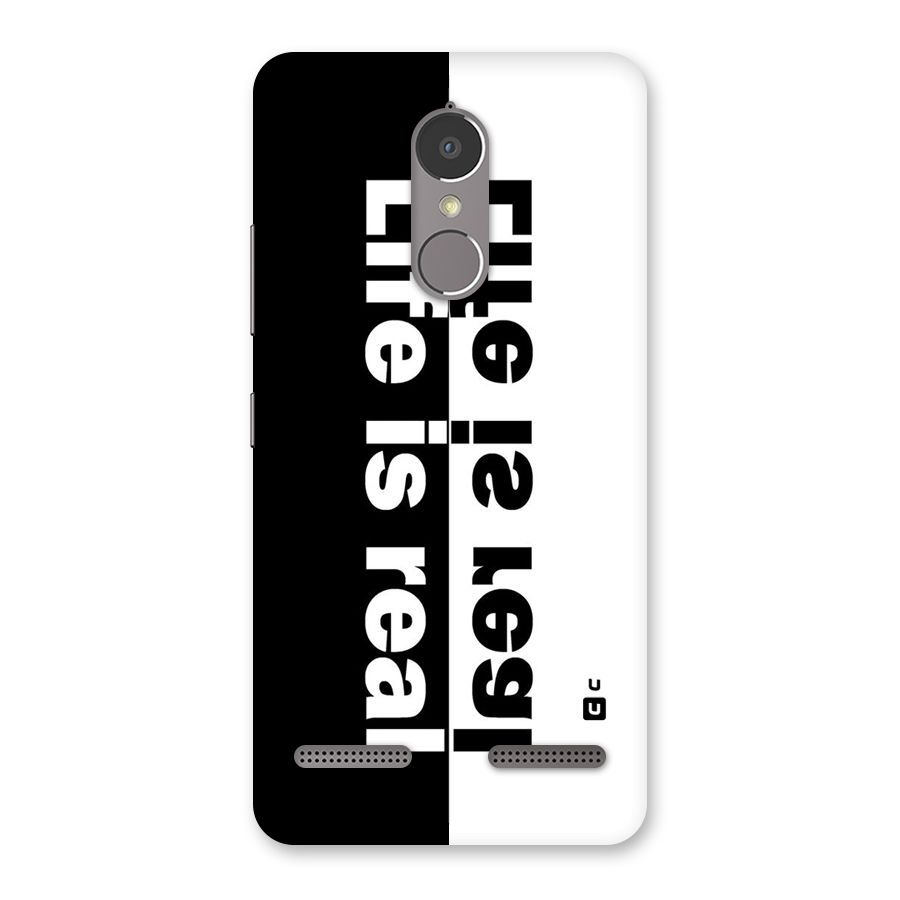 Life Reality Back Case for Lenovo K6 Power