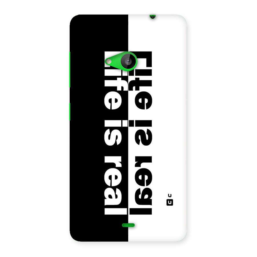Life Reality Back Case for Lumia 535