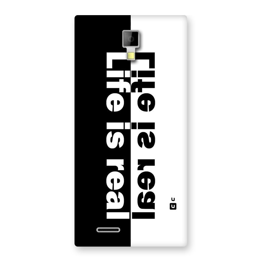 Life Reality Back Case for Micromax Canvas Xpress A99