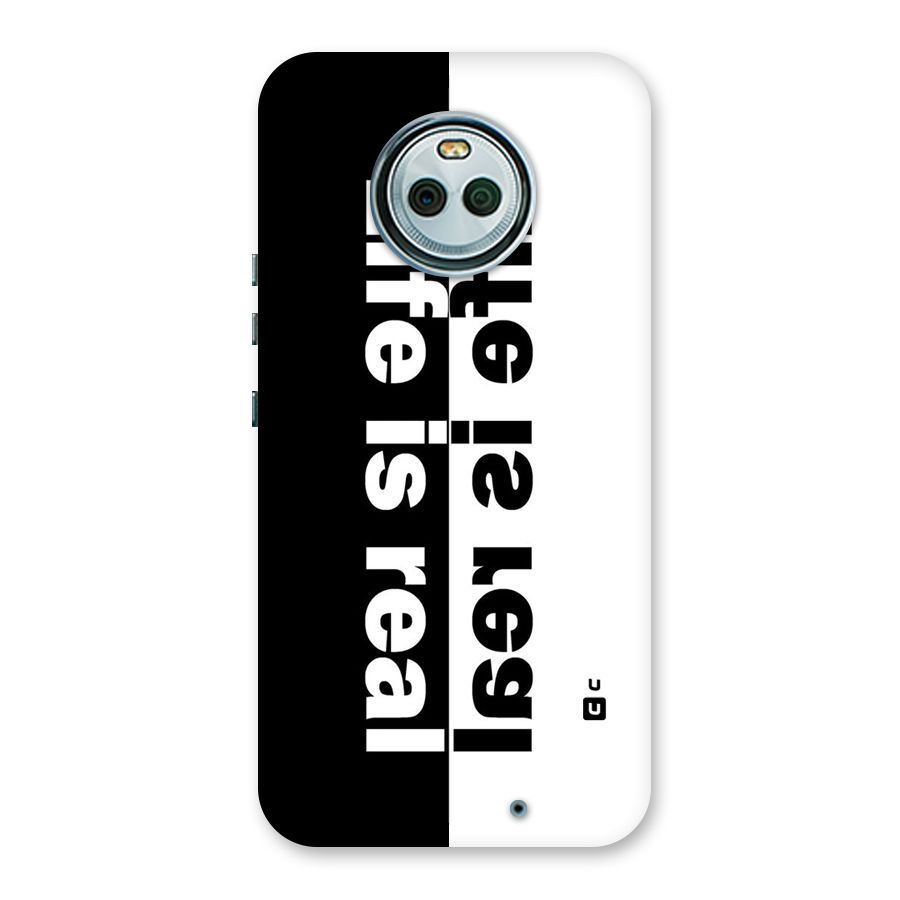 Life Reality Back Case for Moto X4