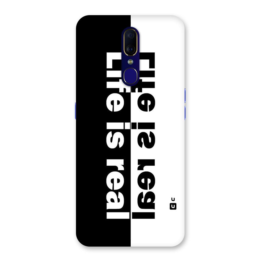 Life Reality Back Case for Oppo A9