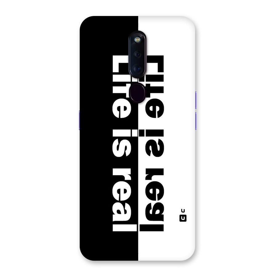 Life Reality Back Case for Oppo F11 Pro