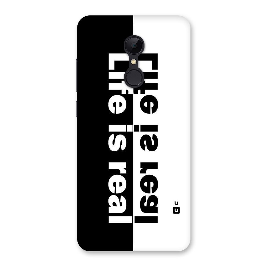 Life Reality Back Case for Redmi 5