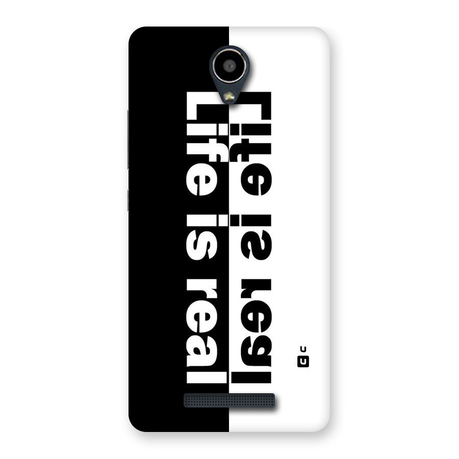 Life Reality Back Case for Redmi Note 2