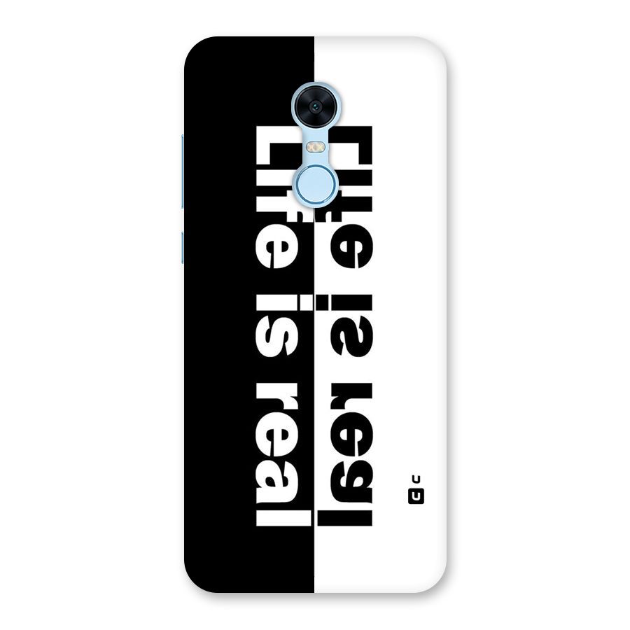 Life Reality Back Case for Redmi Note 5